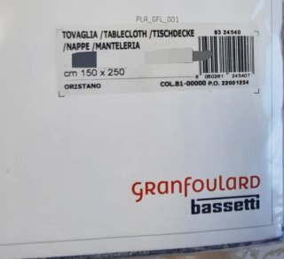 Tovaglia Granfoulard Bassetti Oristano 150x250