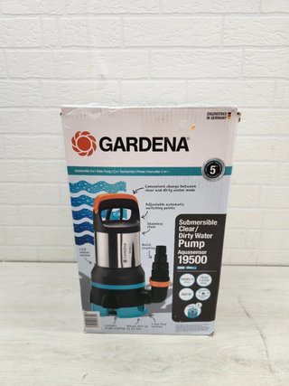 Gardena Bomba sumergible de agua 19 500 L