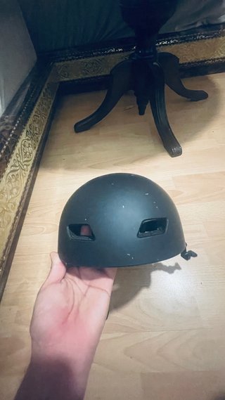 Casco de bici negro Nunca lo usado