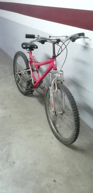 Bicicleta Shimano Roja Montaña