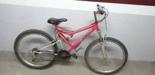 Bicicleta Shimano Roja Montaña