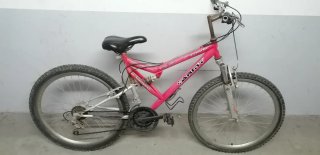 Bicicleta Shimano Roja Montaña