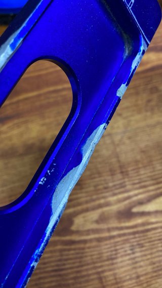 Soporte Batería Skunk2 Civic EG EJ EK Azul
