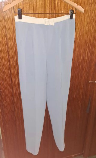 Conjunto verano mujer azul y blanco