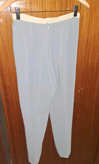 Conjunto verano mujer azul y blanco