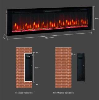 Chimenea Eléctrica Weka E60 (60")