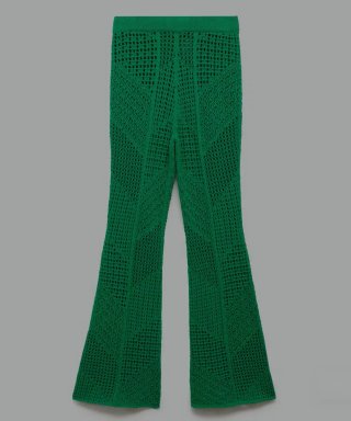 Pantalones Verdes Crochet Talla Única