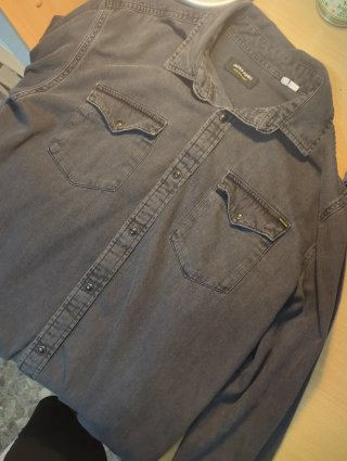 Sobrecamisa Jack&Jones Negra Talla L