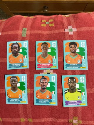Cromos Mundial 2026 Costa de Marfil