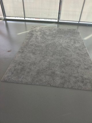 Alfombra STOENSE pelo corto gris