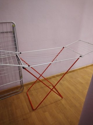 2 Tendederos metálicos plegables