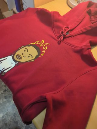 Sudadera Snipes Kendrick Lamar Roja talla L