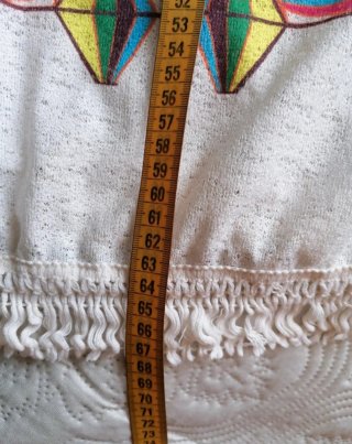 Poncho Verano Fino Estampado Multicolor Talla Únic