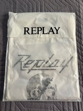 Replay Camiseta Talla M Calavera Tour