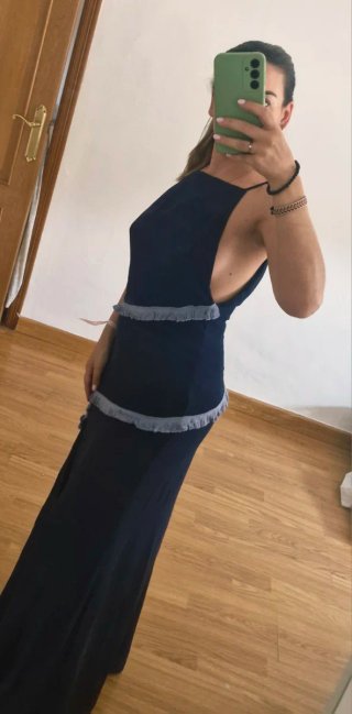 Vestido azul para eventos