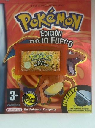 Pokemon Rojo Fuego GBA Edición Española