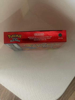 Pokemon Rojo Fuego GBA Edición Española