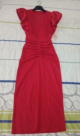 Vestido rojo elegante para eventos