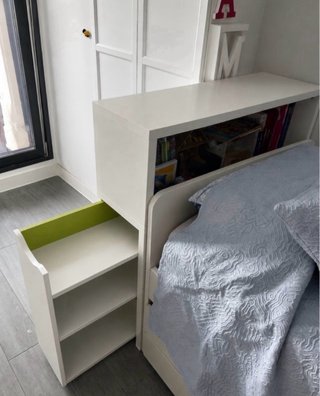 Cabecero Zapatero Cama 90 Ikea Blanco
