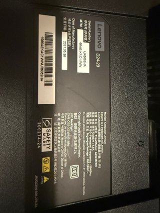 Monitor Lenovo 22'' Negro