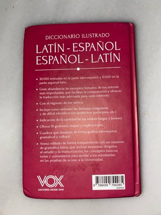 Diccionario ilustrado latín-español/ español-latín