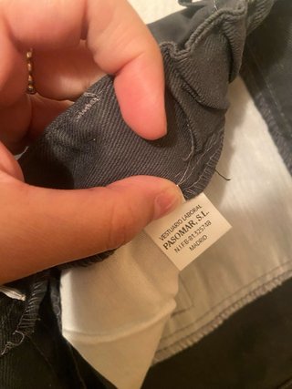 Pantalón de trabajo gris con reflectante