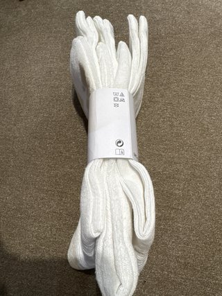 3 Pares Calcetines Nike Crew Blancos Talla 43