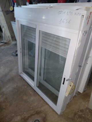 5 Ventanas de Aluminio 125x135 alto