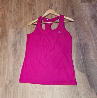 Camiseta tirantes Decathlon fucsia