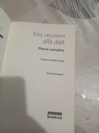 Ens veurem allà dalt
