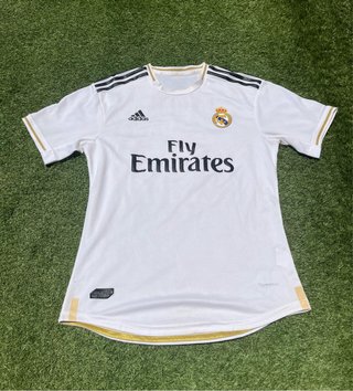 Camiseta Real Madrid 19/20 Adidas Blanca Dorada -M