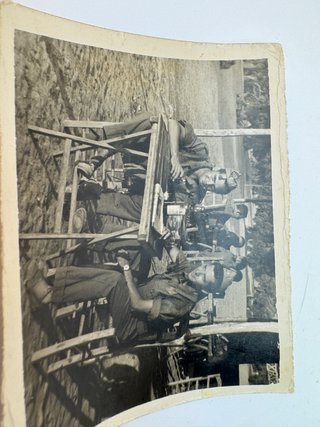 Fotos militares vintage soldados y tanque