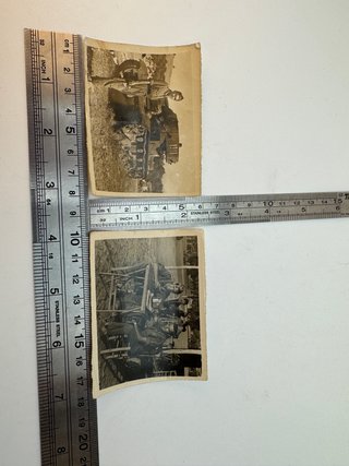 Fotos militares vintage soldados y tanque