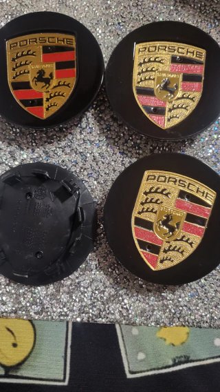 Tapas Tapacubos Porsche (Set de 4)