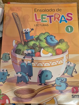 Libro Ensalada de Letras 1. En perfecto estado.