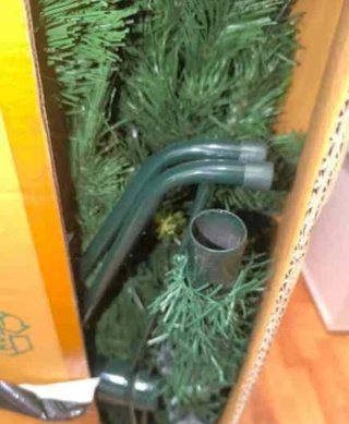 Árbol Navidad 210 cm con piñas