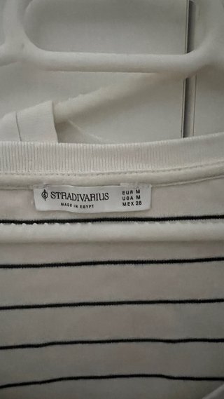 Pack 2 Camisetas Básicas Stradivarius Blancas