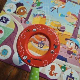 Puzzle Zoom I Pirati Ludattica con lente