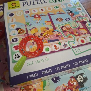 Puzzle Zoom I Pirati Ludattica con lente