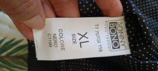 Gilet Uomo Sonny Bono Nero Taglia XL