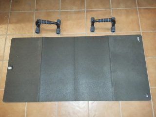 Kit entrenamiento pesas y flexiones