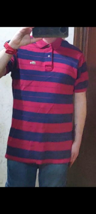 Polo Lacoste Uomo Vintage Taglia L/XL