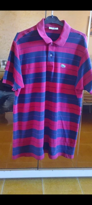 Polo Lacoste Uomo Vintage Taglia L/XL