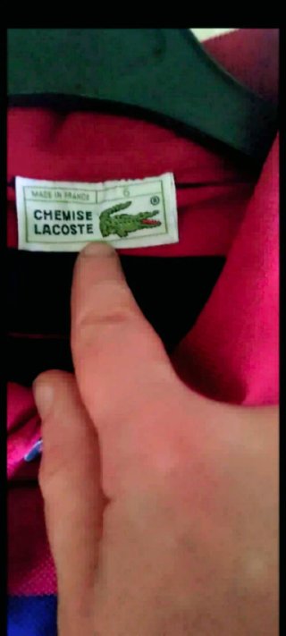 Polo Lacoste Uomo Vintage Taglia L/XL