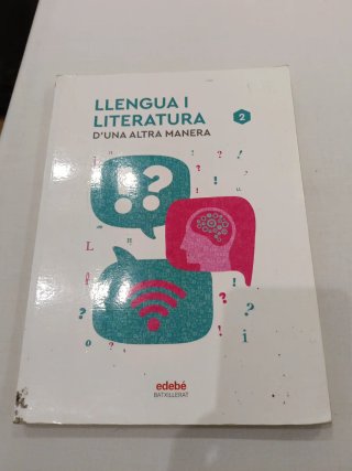 Libro texto 2o bachillerato llengua i literatura