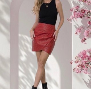 Minifalda roja
