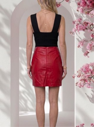 Minifalda roja