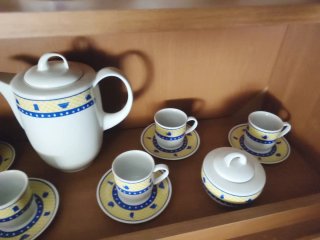 Juegos de café porcelana floral y de desayuno