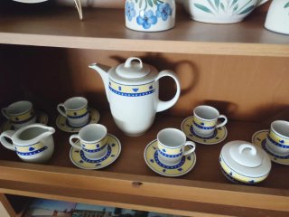 Juegos de café porcelana floral y de desayuno
