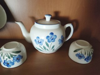 Juegos de café porcelana floral y de desayuno